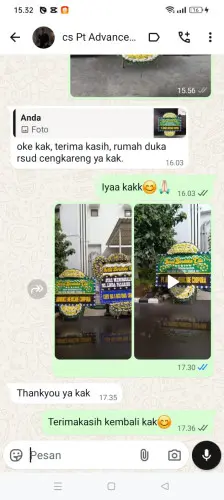 Testimonial Papan Bunga Pernikahan cikarang