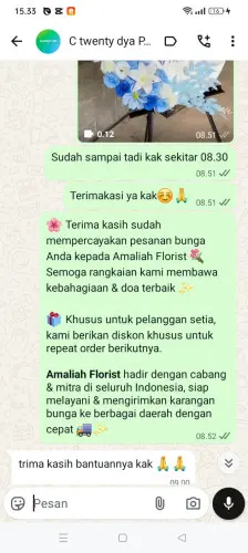 Testimonial Standing Flower cikarang